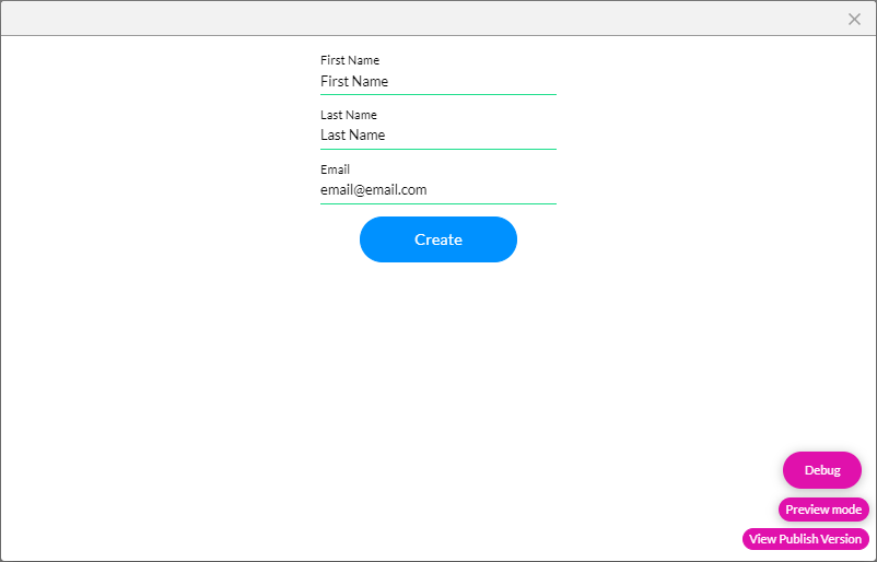 create contact page example 