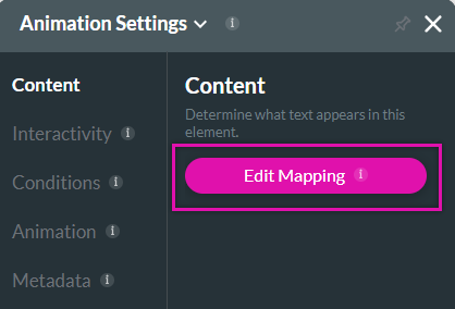 edit mapping button found in the animation settings menu 
