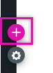 plus icon that opens the element menu 