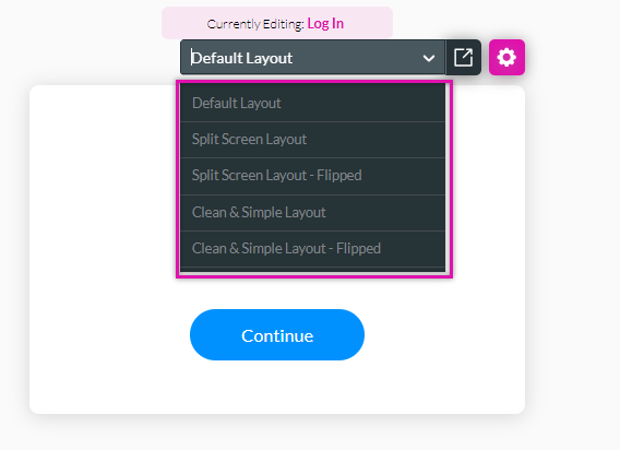 layout options 