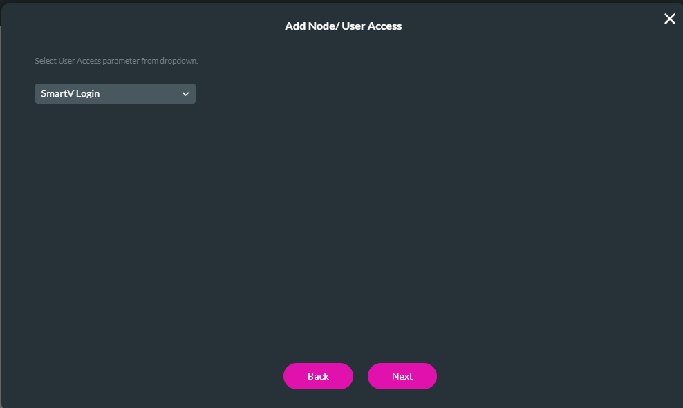 configuring user access node 