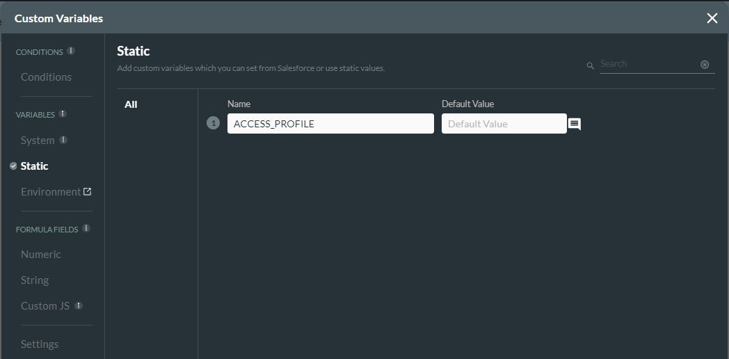 auto-created custom variable 