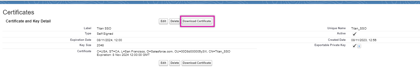 download certificate 