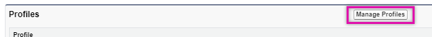 Manage profiles 