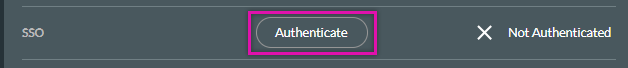 authenticate button