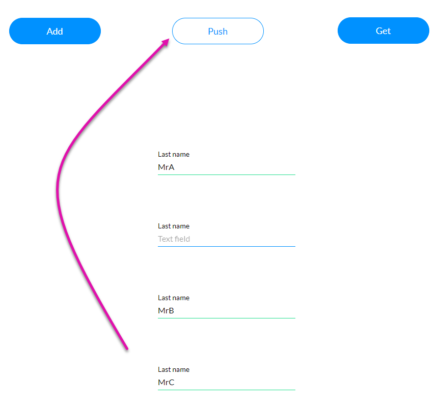 example of one field not completed in bulk mode 