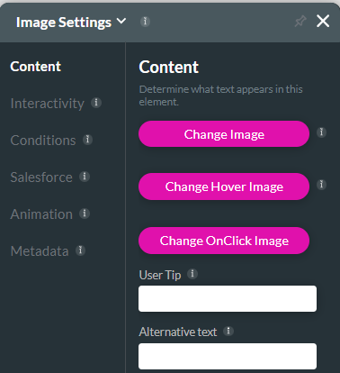 configuring a rollover effect for images 