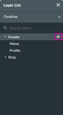 hiding header from layer list 