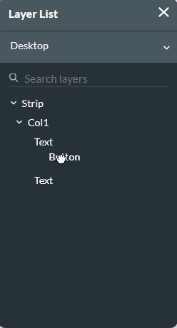 layer list view 