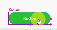 ckicked button displays green 