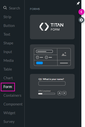 form element tab 