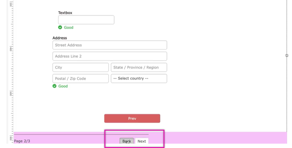 Screenshot showing how to navigate on forms 1.0