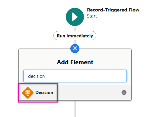 adding a decision node 