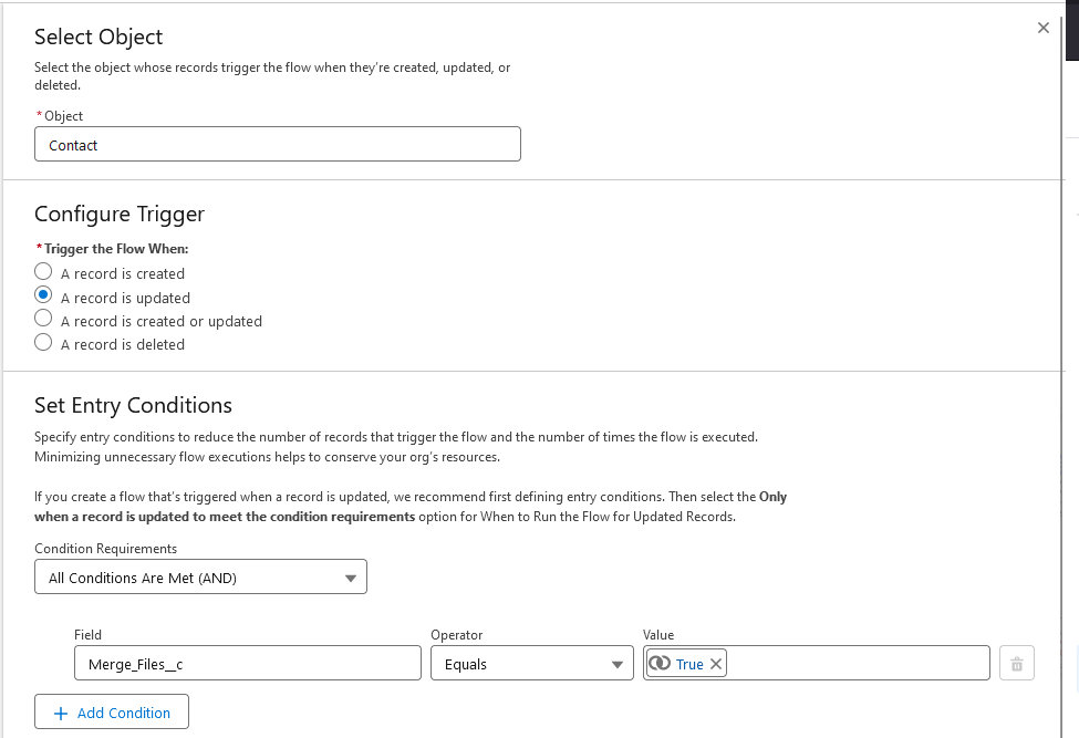 Object configuration 