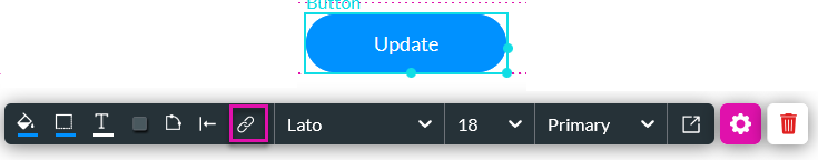 Button menu interactivity icon 