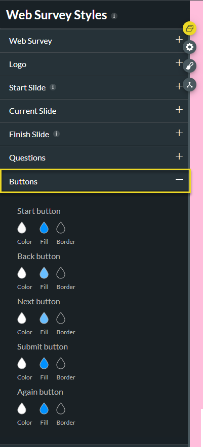 Button style dropdown 