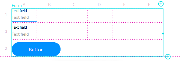 example of merged cells
