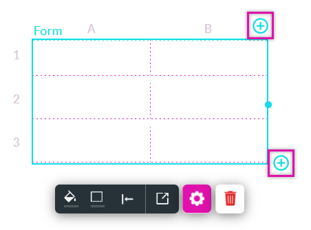 add column or row 