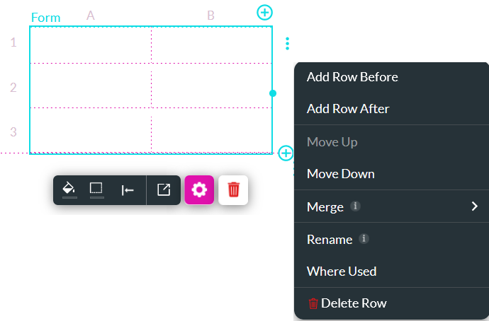 row ellipsis menu 