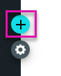 plus icon to open the element menu 