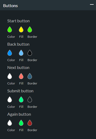 changing button colors 