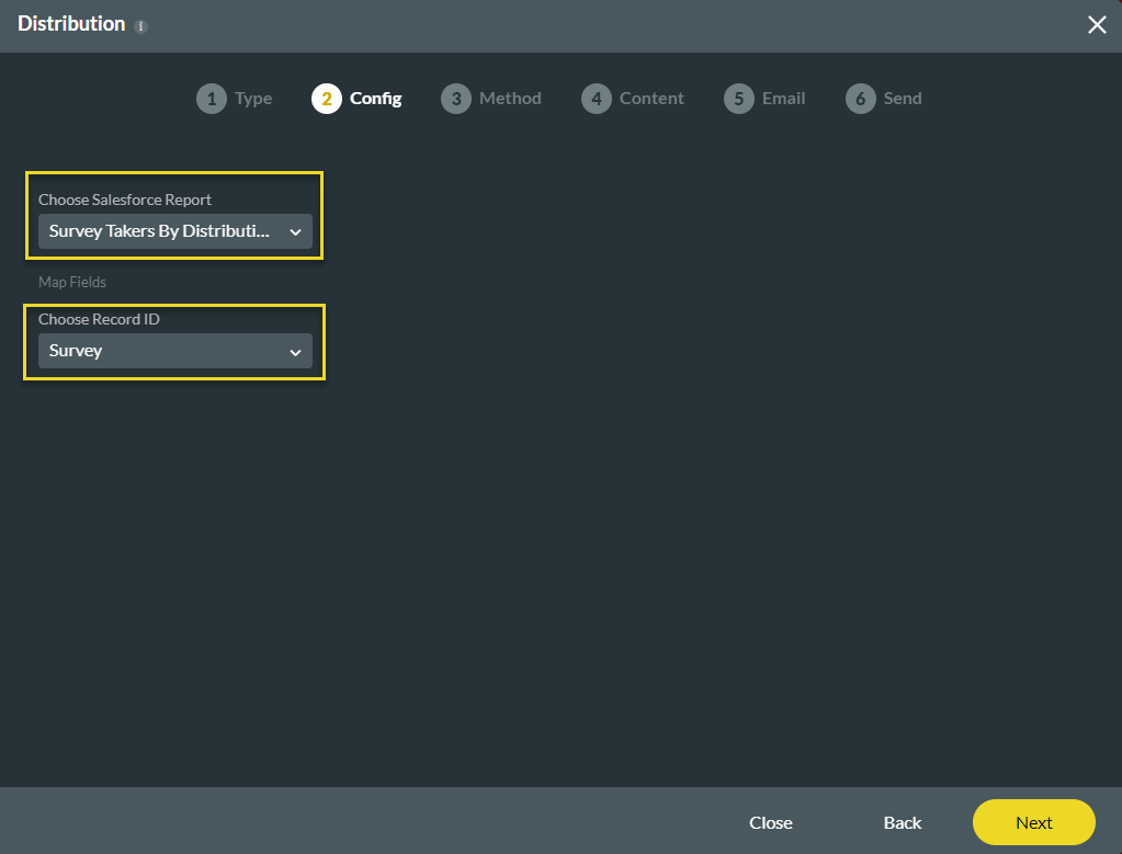 distribution config 