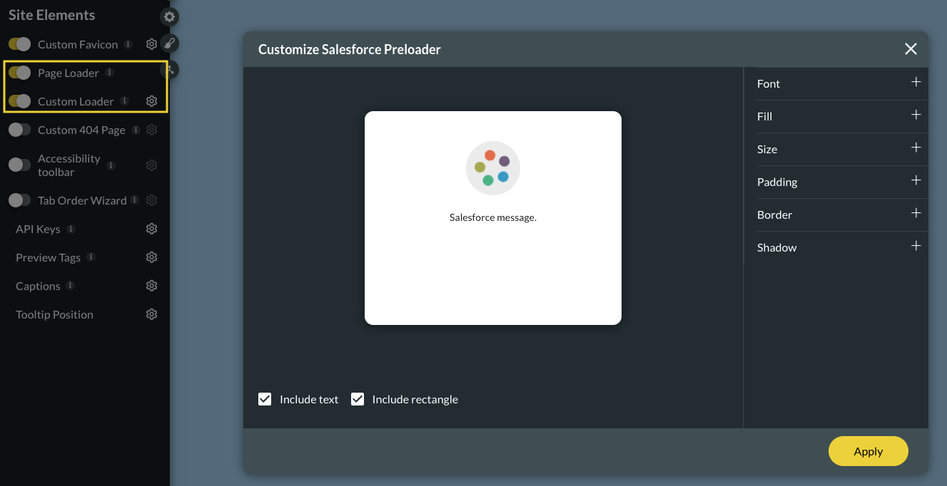 Customize Salesforce Preloader 