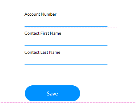 Example of a simple form 