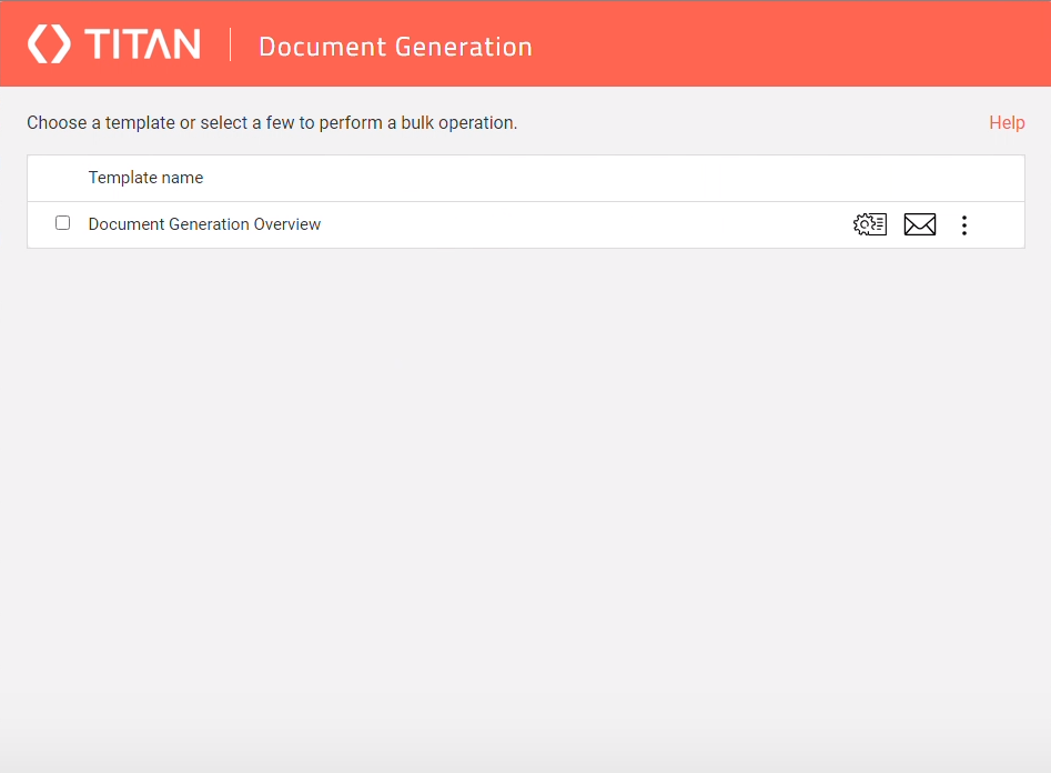 Document generation 