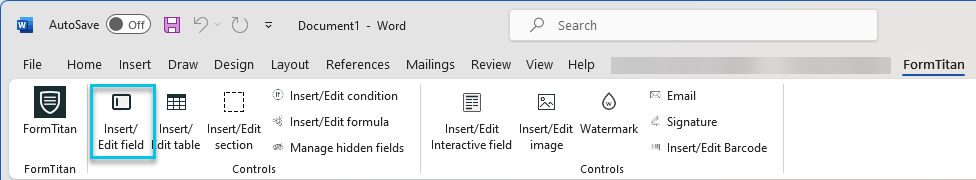 Insert/Edit table 