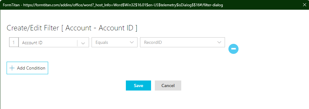 mapping account ID changes to dynamic value 