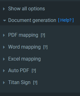 configure word mapping 