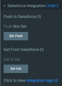 salesforce integration drop down 