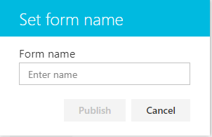 Set form name 