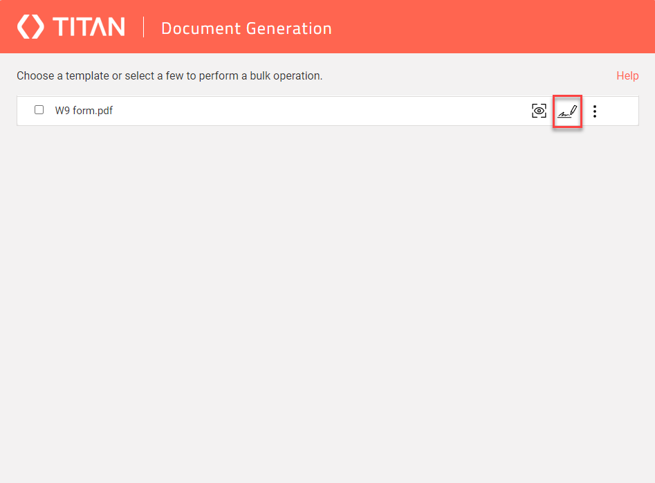 document generation sign icon