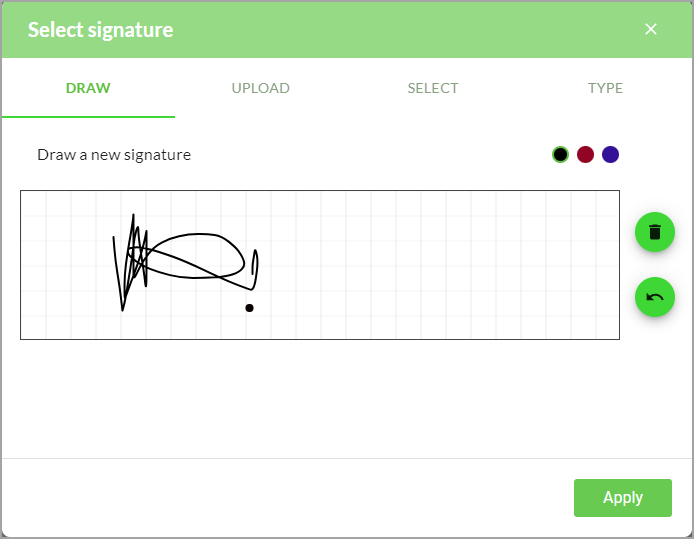 draw signature 