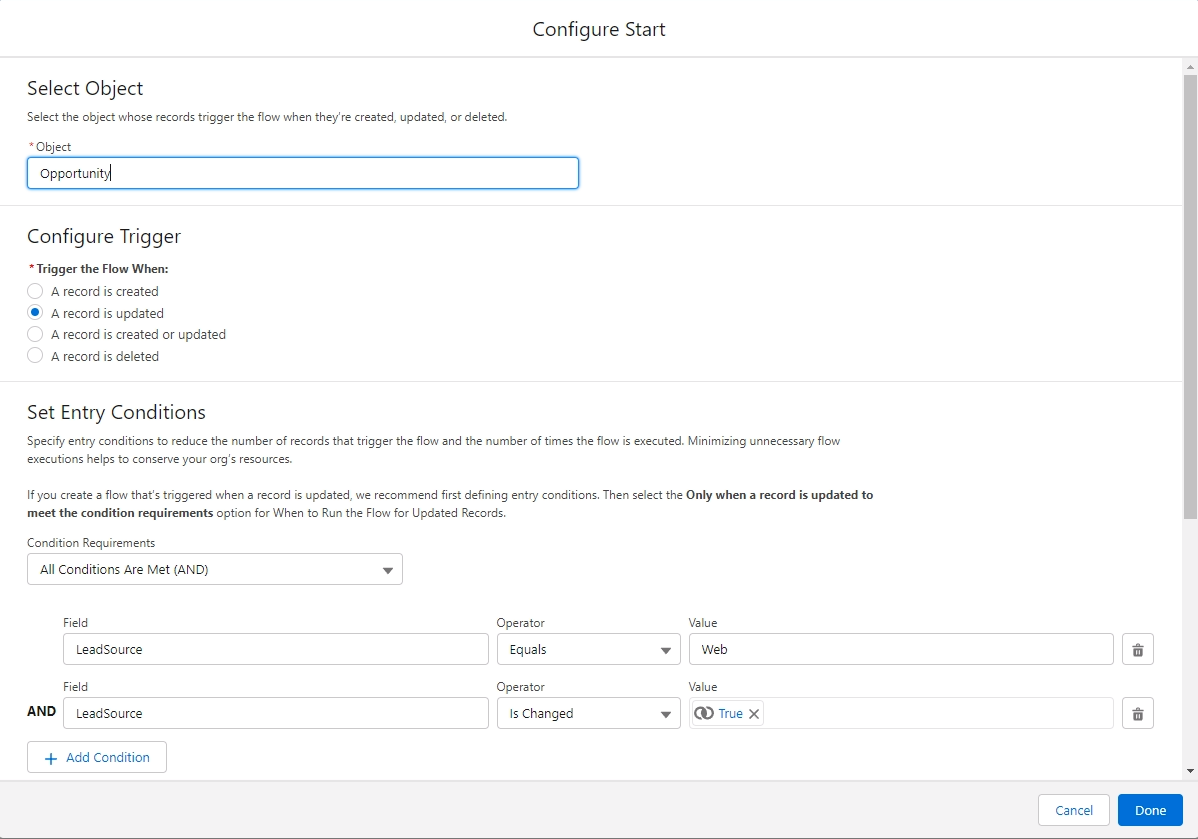 Configure start screen