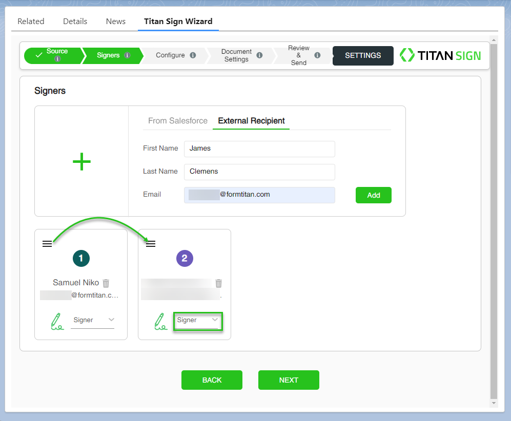 configuring signers 