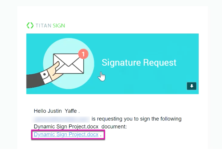 signature request notification 