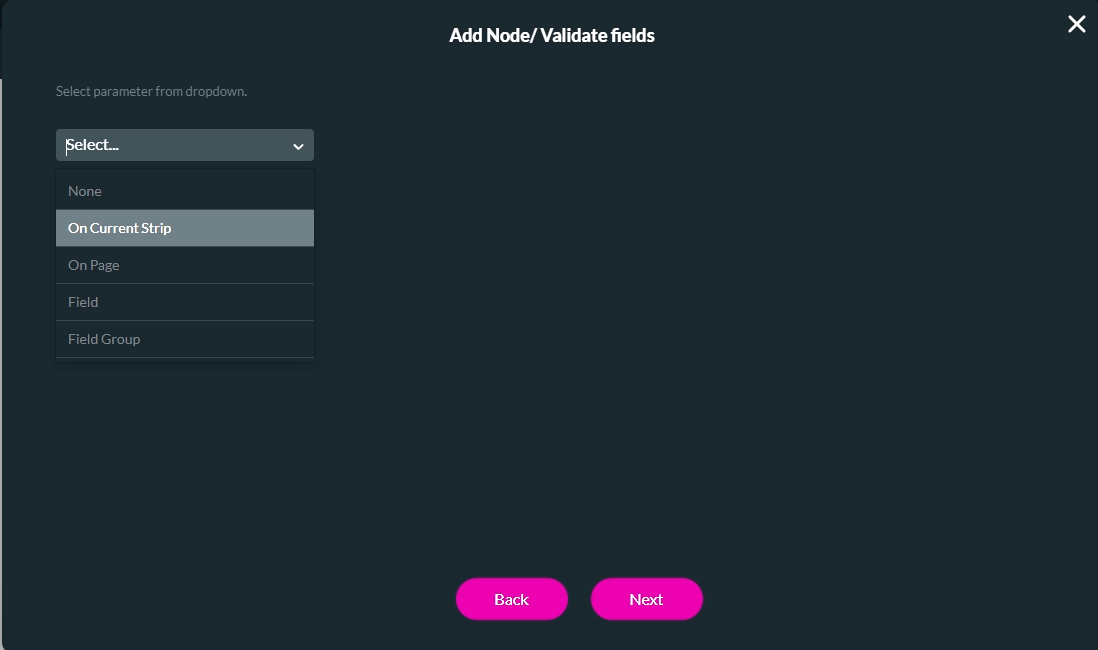 parameter options 