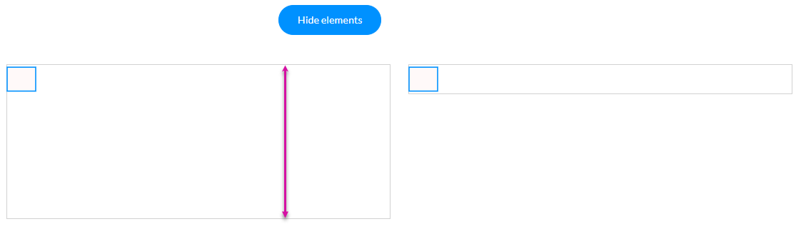 preview showing resize function for auto fit container 