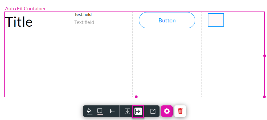 Screenshot shows how to align elements 