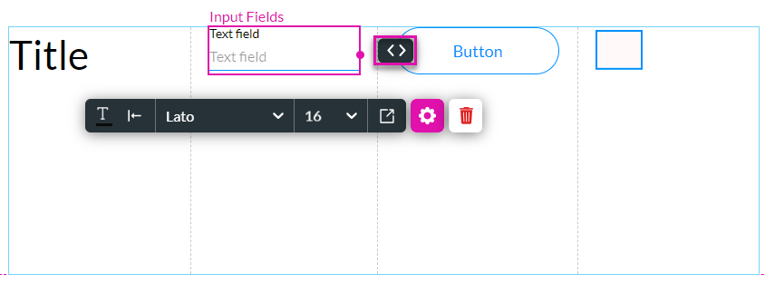 Screenshot shows how to move elements using arrows 