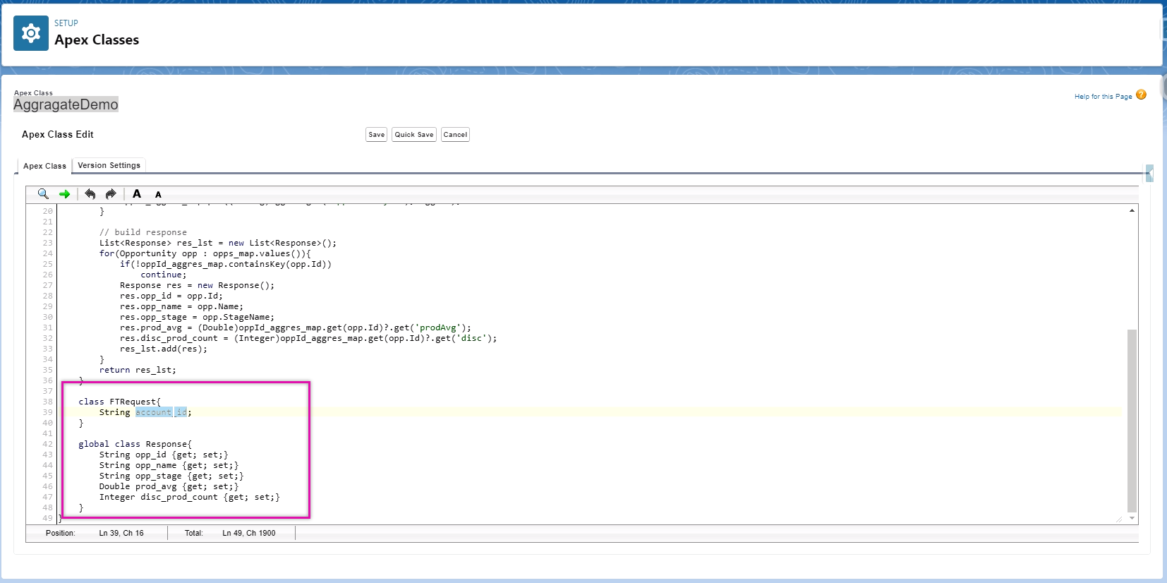 apex classes in salesforce 