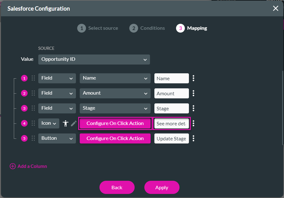 salesforce configuration > mapping 