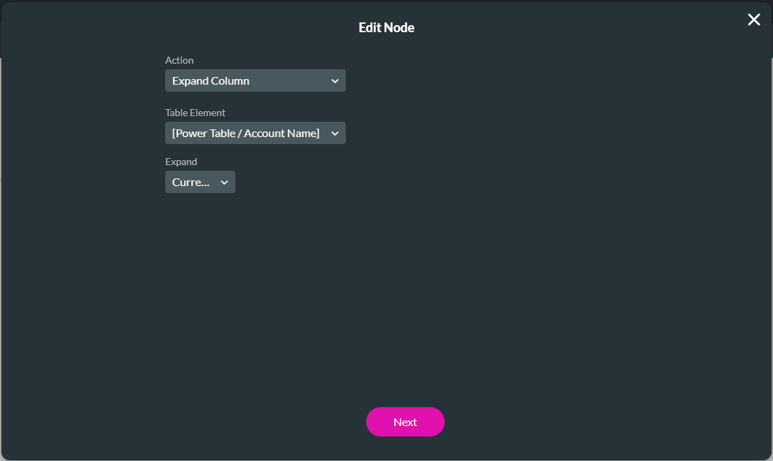 edit node configuration 